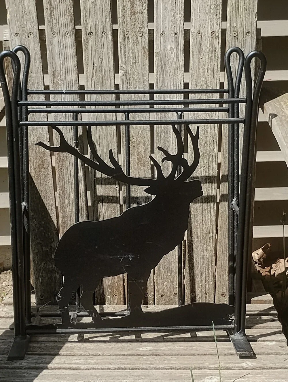 🦌 🦌 Pair of Metal Deer Decor